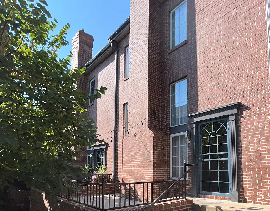 Charming brick exterior and Large Patio