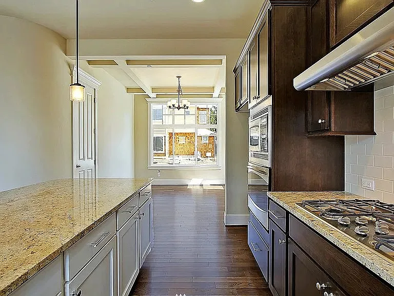 From the kitchen look at the open space which is the dinning area