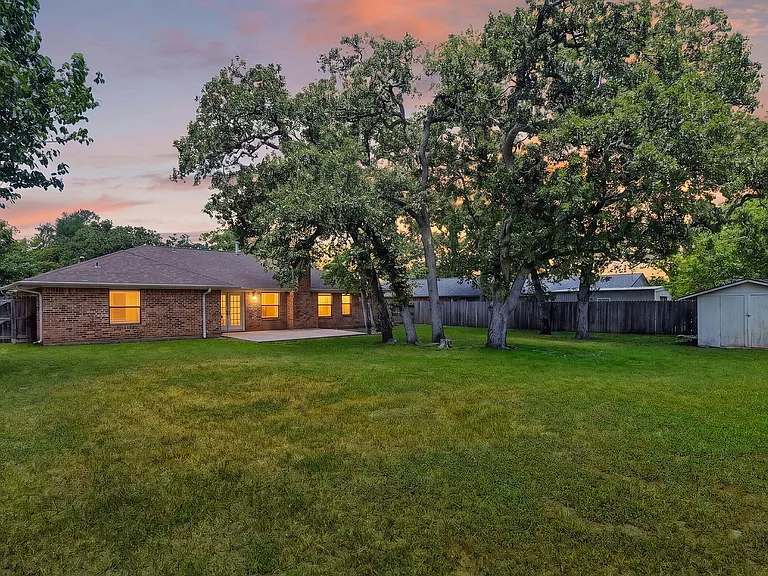 Backyard and storage unit