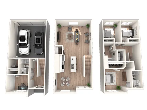Floor plan 4 Bed 3 Bath