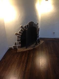 Fireplace w/ Wood Floors