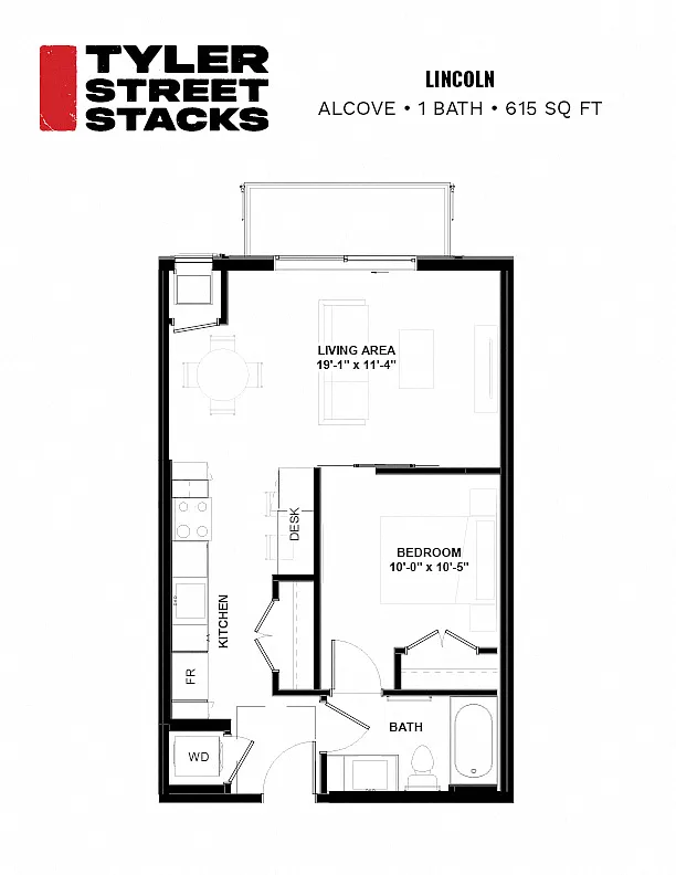 Floor plan Lincoln - ALCOVE