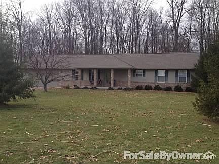 Front of House
						:
						Nice covered porch and big front yard that goes to the right to flower gardens.