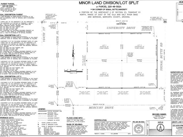 107xx E Univesity LOT 2 Drive #2, Mesa, AZ 85201