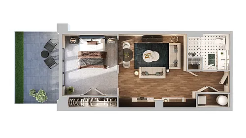 Floor plan S1a
