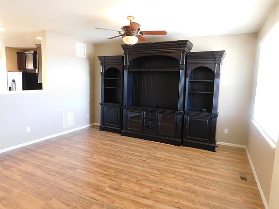 Living room with hardwood floors