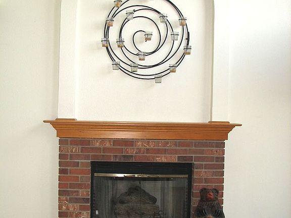 Brick Fireplace