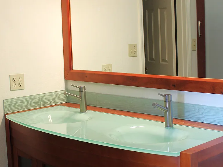 Master bath vanity