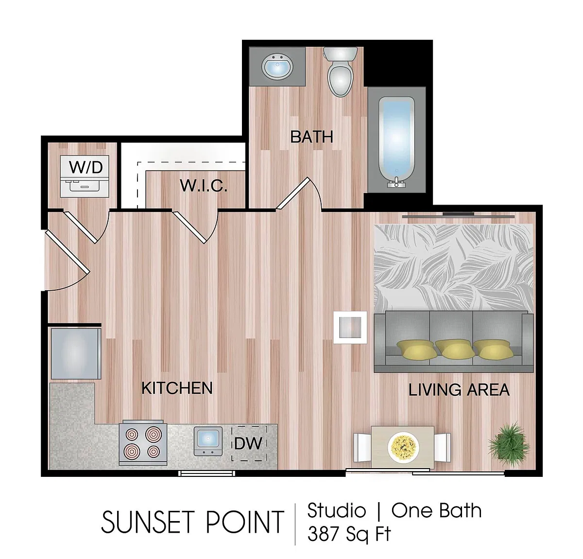 Floor plan Sunset Point