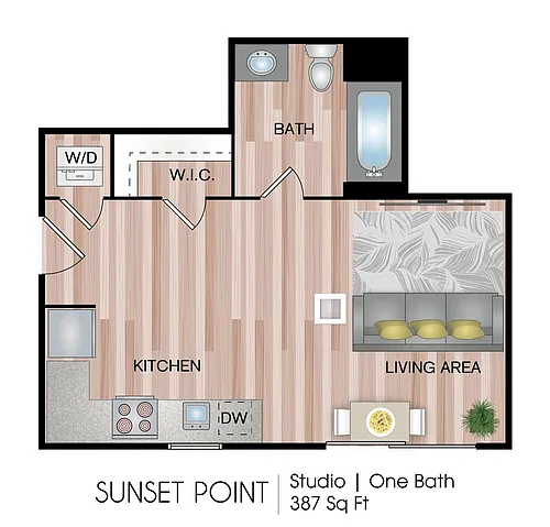 Floor plan Sunset Point