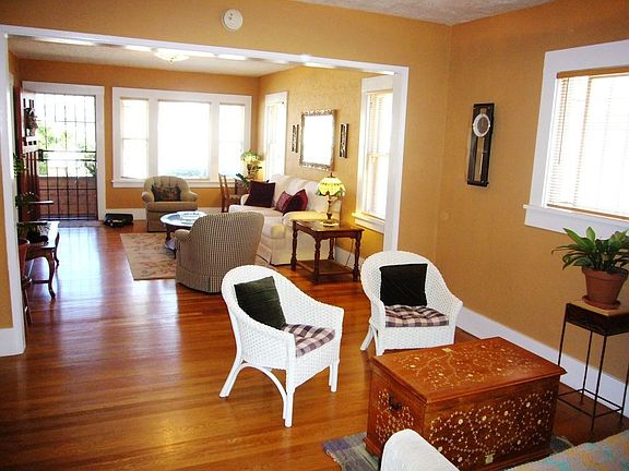 Hardwood floors in formal areas