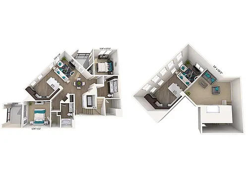 Floor plan B3L