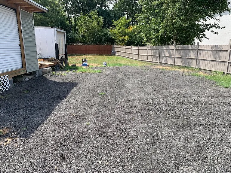 Parking Lot across the fence