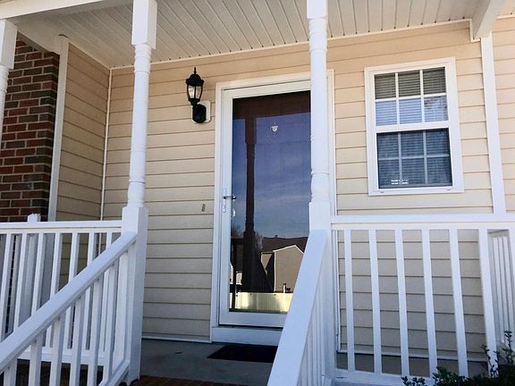 Covered Front Porch - Stairs up to Porch