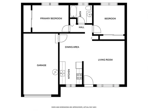 Floor plan 2X1 L