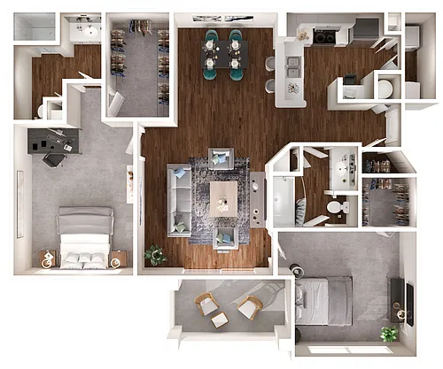 Floor plan Knighton