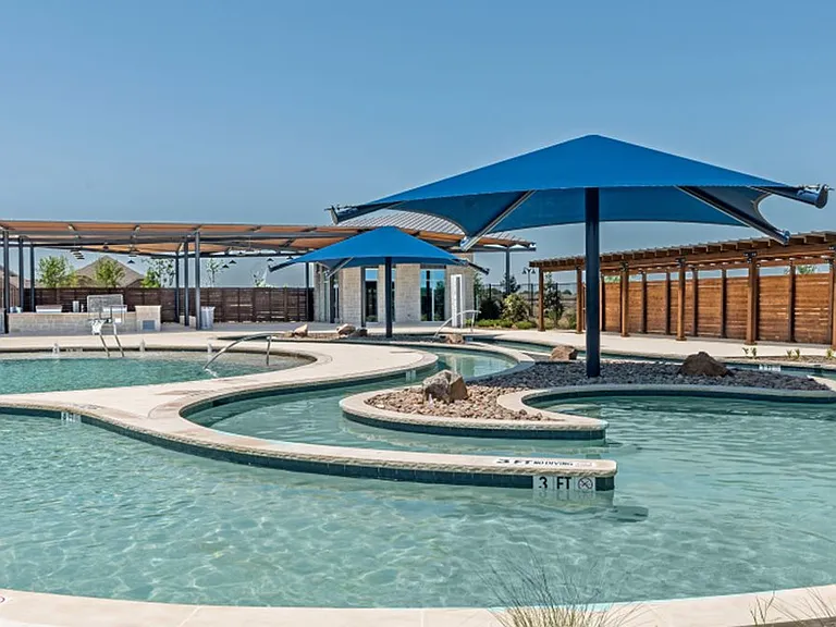 This is the lazy river connected to one of the community pools.