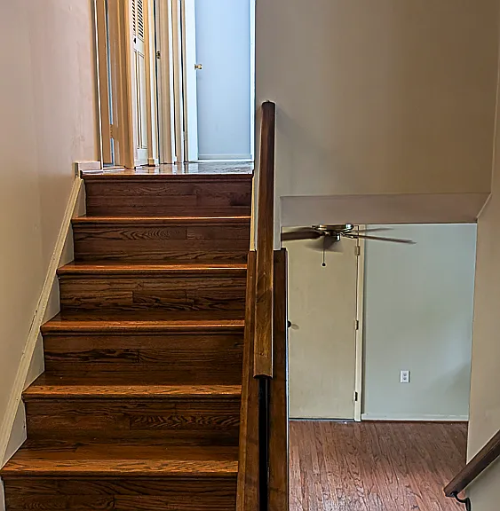 Main level walk to the bed room level.
