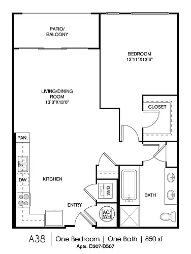 Floor plan A38
