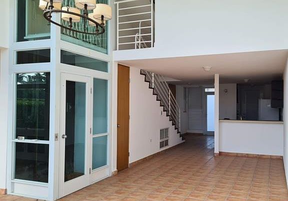Living room and family room on the left