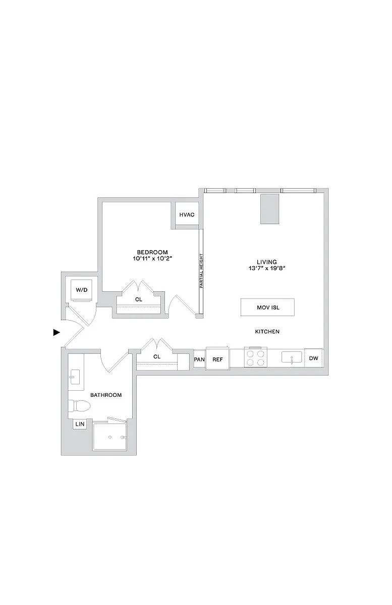 Floor plan A51 1X1