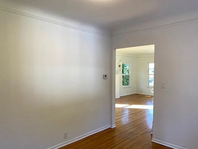 View of the living room from the dining room