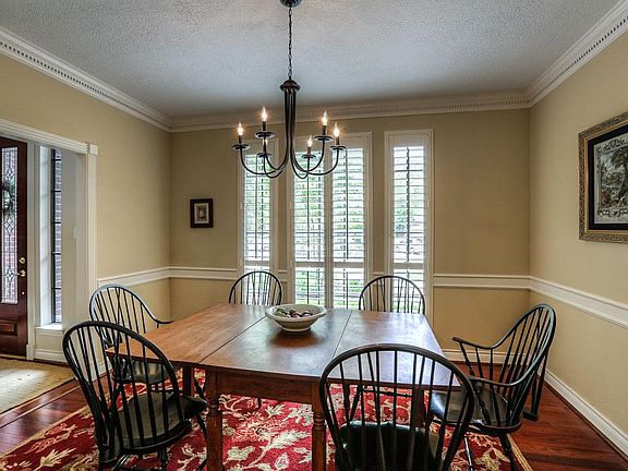 Another angle of formal dining .