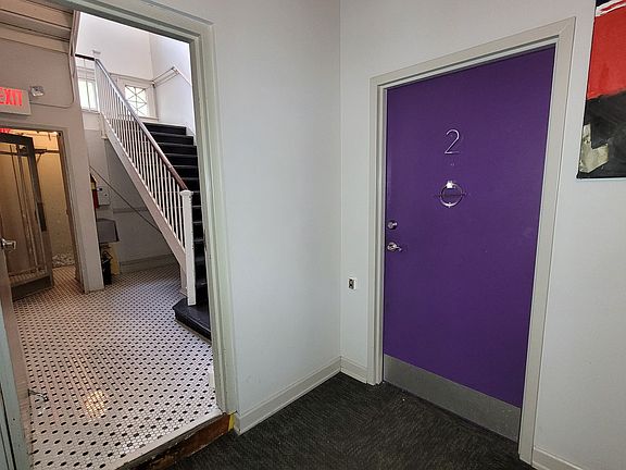 Front door of the unit