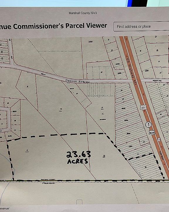 newly surveyed parcel 