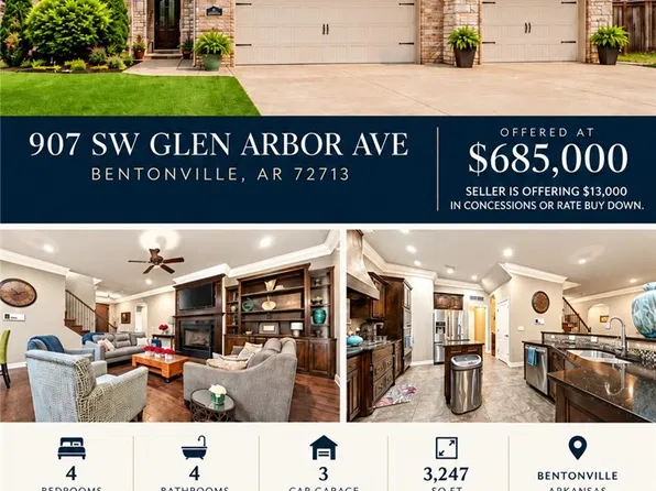 907 SW Glen Arbor Ave, Bentonville, AR 72713