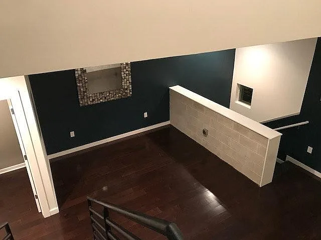 Overlooking living area