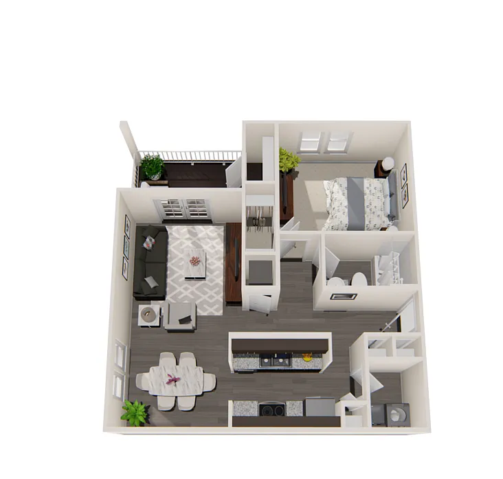 Floor plan One Bedrooom