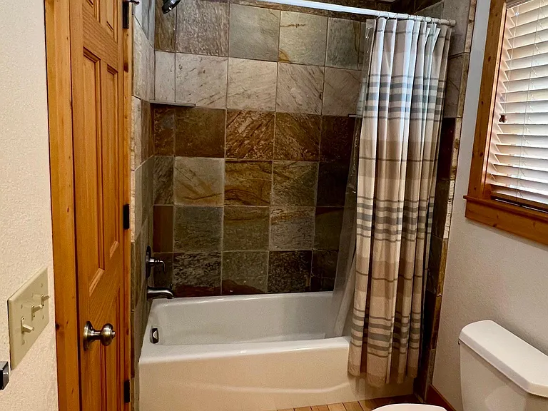 Bath attached to bonus room