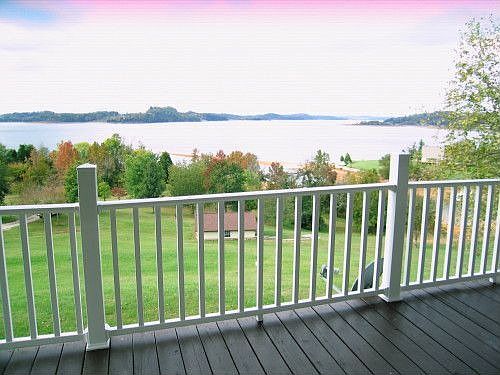 View from deck