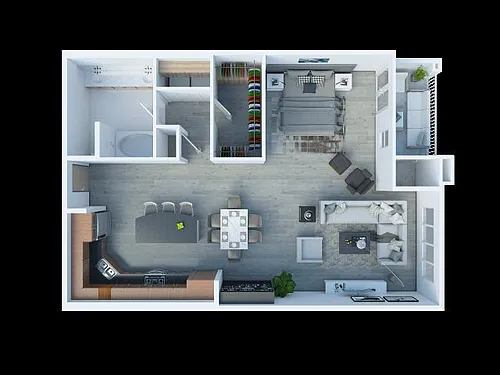 Floor plan Studio