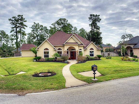 Home sits on an oversized corner lot.
