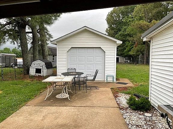 Detached Garage & Patio