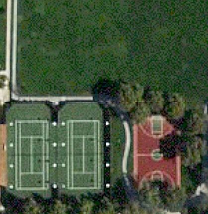 Community tennis courts 
