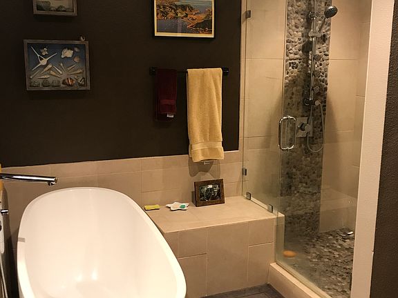 Renovated master bath