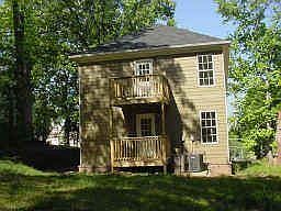 double porches on the back