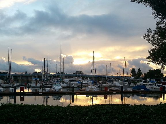 Sunset view - backyard