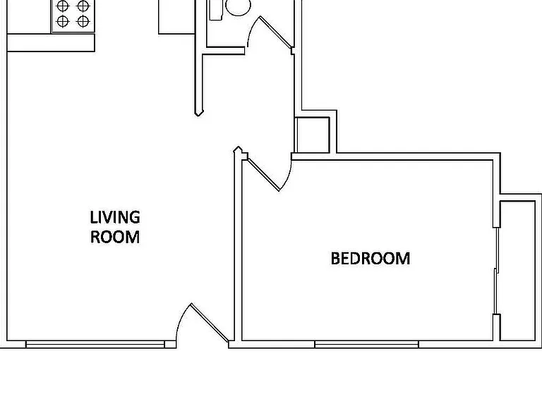 1x1 600 sq ft - D 1x1 600 sq ft - D