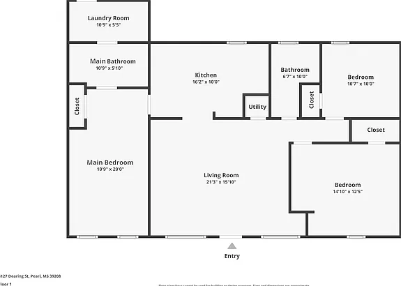 3 bed, 2.0 bath, 1300 sqft, $1,595 — Photo 2