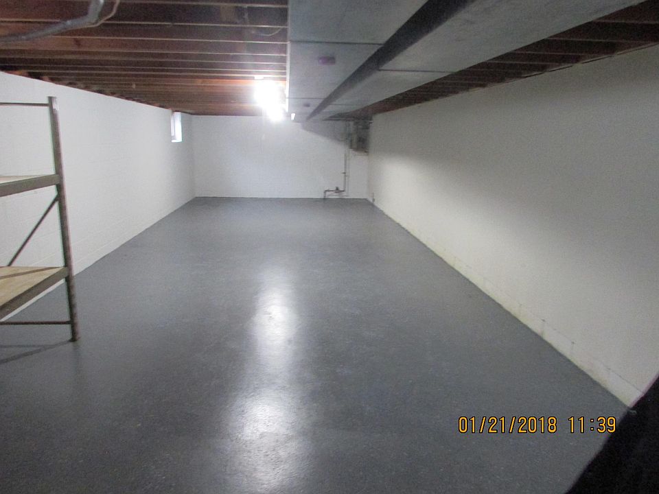 Large basement for storage.