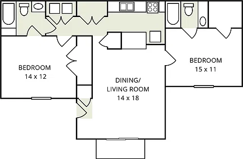 Floor plan 2A