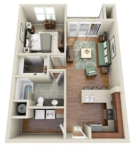 Floor plan A1C