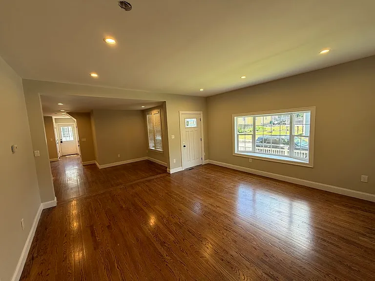 Open concept with Living Room and Dining Room connected with Kitchen