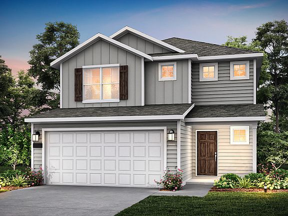 The Monroe, a 2-story new construction home showing Home Exterior HC102