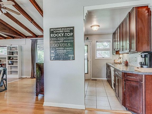From the entry to the kitchen!