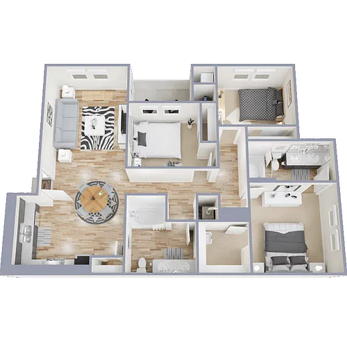 Floor plan Plan 3A